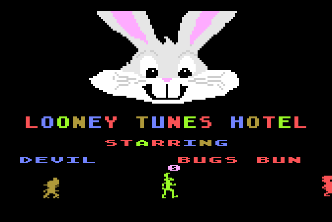 Looney Tunes Hotel (1983) (Atari) Screenshot